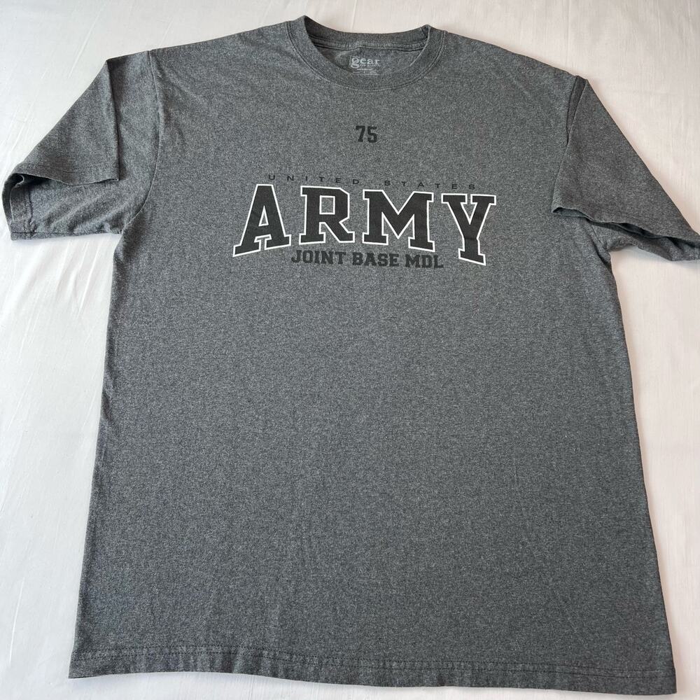 Army Joint Base MDL Gray T-shirt Men's size Large Gear for Sports